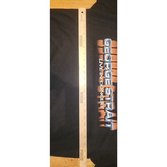 Vintage 2005 George Straight Live In Concert Tee Shirt Size XL Black Country - Picture 4 of 6